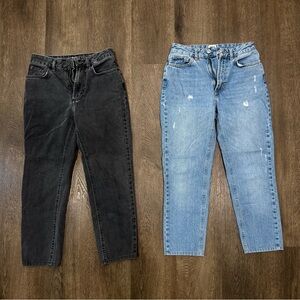 Urban Outfitters BDG Blue & Grey Mom High-Rise Jeans (set of 2)